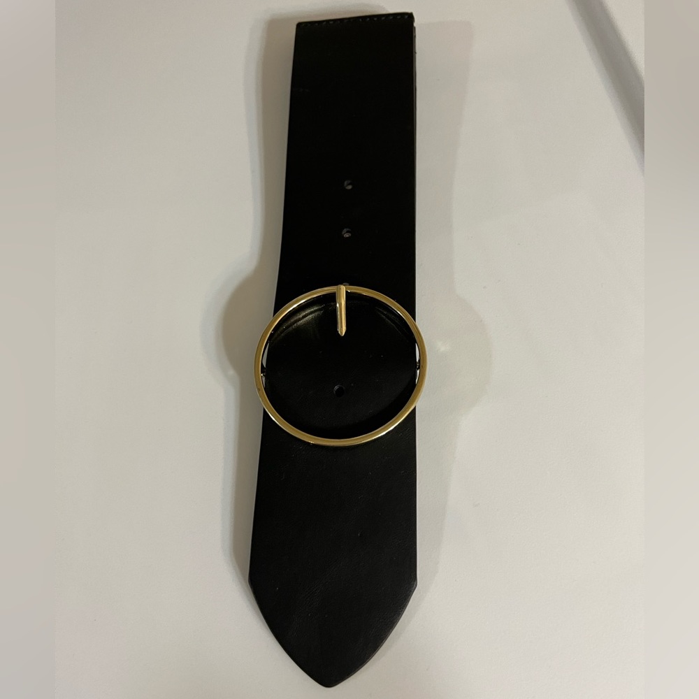 Wide Black Belt